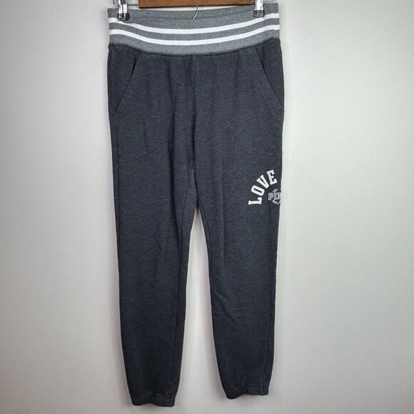 PINK Victoria's Secret gray‎ joggers size small - Picture 1 of 8
